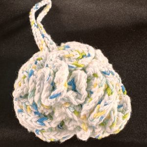 Brainy Bath and Shower Scrubbie (handmade)