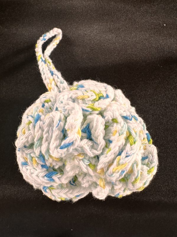Brainy Bath and Shower Scrubbie (handmade)