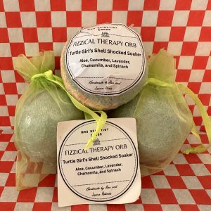 Fizzical Therapy Orb: Turtle Girl's Shell Shocked Soaker (large)