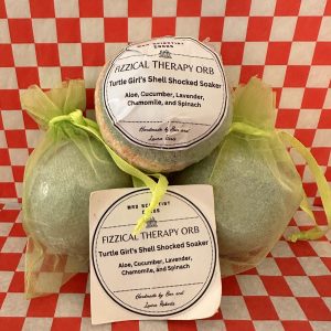 Fizzical Therapy Orb: Turtle Girl's Shell Shocked Soaker (large)