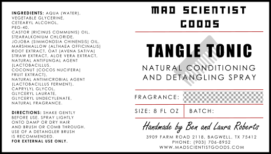 Tangle Tonic detangler spray - Image 3